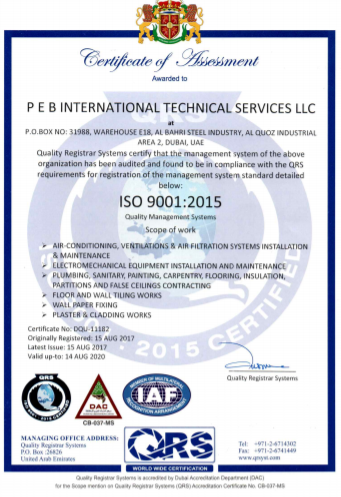 DOWNLOAD ISO 90001-2015 CERTIFICATE